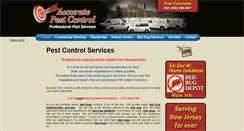 Desktop Screenshot of accuratepestmanagement.com